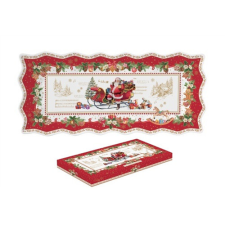 Easy Life Nuova R2S Porcelán tálca 40x18cm, dobozban, Christmas Memories konyhai eszköz