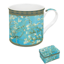 Easy Life Nuova R2S Porcelánbögre dobozban, 300ml, Van Gogh: Mandulavirágzás bögrék, csészék