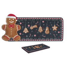 Easy Life Nuova R2S Porcelántálca 36x16cm, dobozban, Gingerbread konyhai eszköz