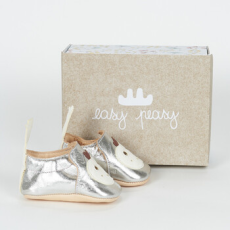 Easy peasy Balerina cipők / babák MY BLUMOO POMME Ezüst 6-12 hónapos