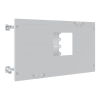  Easy PrismaSeT XL CVS/NSX 630A beépítőkészlet szerelőlap és homloklap-fekvő beép-maratott 500x300 mm SZMT22251 Schneider