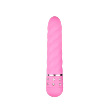 Easytoys Diamond - csavart rúd vibrátor (pink) vibrátorok