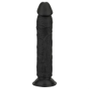  Easytoys - élethű dildó - 17,5 cm (fekete)