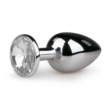 Easytoys - fém plug anál dildó (ezüst-fehér) anál