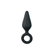 Easytoys Pointy Plug S - anál dildó (fekete) - kicsi anál