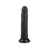 Easytoys - tapadótalpas élethű dildó (20,5cm) - fekete