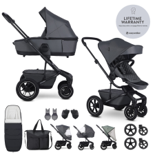 Easywalker Harvey5 Premium Kombinált Babakocsi XXL AIR Mineral Grey - Felfújható Kerekek, Luxus Kivitel babakocsi