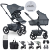 Easywalker Harvey5 Premium Kombinált Babakocsi XXL RWS Mineral Grey - Prémium Rugózás, Luxus Kivitel