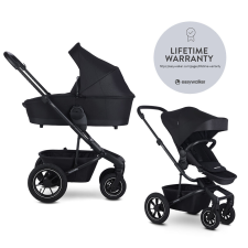 EASYWALKER Kočík kombinovaný Harvey⁵ 2v1 Midnight Black LITE AIR babakocsi
