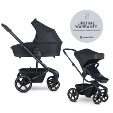EASYWALKER Kočík kombinovaný Harvey⁵ 2v1 Midnight Black LITE RWS babakocsi