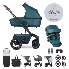 Easywalker Kombinált babakocsi Harvey⁵ Premium Jade Green XXL AIR babakocsi