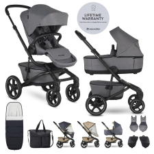 Easywalker Szett XXL kombinált babakocsi Jimmey Iris Grey kiegészítőkkel babakocsi