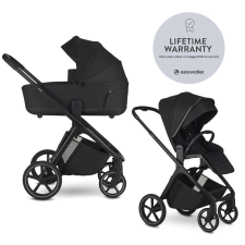 Easywalker Zoey Sport Babakocsi Pure Black - Kompakt Méret, Könnyű Kezelhetőség babakocsi