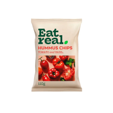 EAT REAL Paradicsom&amp;Bazsalikomos hummus chips - 45g előétel és snack
