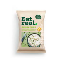 EAT REAL Tejfölös &amp; Metélőhagymás Quinoa Chips - 40g előétel és snack