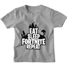  Eat Sleep Fortnite Repeat - Gyerek Póló gyerek póló
