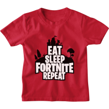  Eat Sleep Fortnite Repeat - Gyerek Póló gyerek póló
