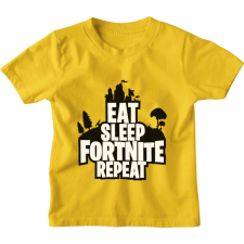  Eat Sleep Fortnite Repeat - Gyerek Póló gyerek póló