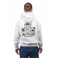 Eat Sleep Fortnite Repeat - Unisex Zipzáros Pulóver női pulóver, kardigán