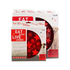 Eat Slow Live Longer Csillag formás etetőtál kutyáknak kutyatál