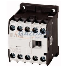 EATON 051596 DILEEM-10(24V50/60HZ) telj.kontaktor AC-3/400V:3kW villanyszerelés