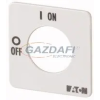 EATON 054133 FS908-T0 Kapcsoló előlap VÉSZ-KI T0-hoz T0-hoz