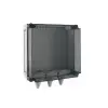 EATON 093504 KST44-200 CI IP65 műanyag. elosztó KST szerelt kábel bevezetővel