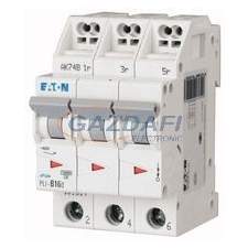 EATON 101330 PLI-B4/3N Kismegszakító, 10kA (dugaszolókapcsokkal) villanyszerelés