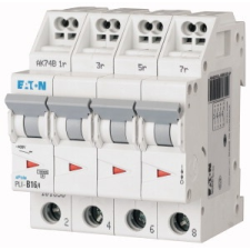 EATON 101356 PLI-B16/4 Kismegszakító. 4P, 16A, B karakterisztika, 10kA villanyszerelés