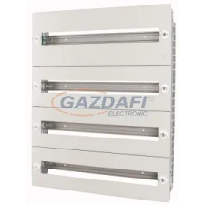 EATON 119309 Xboard+ acél előlap kombináció (DIN-sín, MSW-vel), 6 sor villanyszerelés
