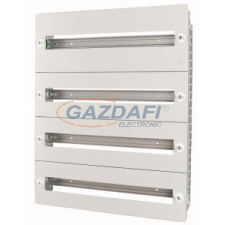 EATON 119322 Xboard+ acél előlap kombináció (DIN-sín, MSW-vel), 5 sor villanyszerelés