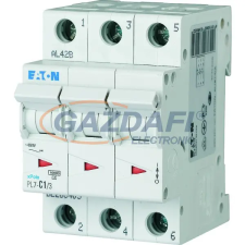  EATON 165141 PL7-D3/3 Kismegszakító, 10kA 3pól. villanyszerelés