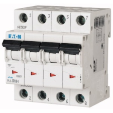 EATON 166515 PL6-C10/4 Kismegszakító, 6kA 4 pólus villanyszerelés