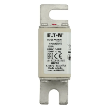  EATON 170M2615 Gyors biztosíték betét, félvezetők védelmére 690V, 125A, 00 villanyszerelés