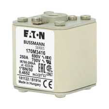  EATON 170M3416 Gyors biztosíték betét, félvezetők védelmére 690V, 250A, 1* villanyszerelés