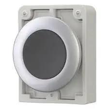 EATON 182942 Reteszelt nyomógomb,30mm,lapos,fekete villanyszerelés