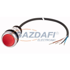 EATON 185591 Világító nyomógomb,ret.,24V,1Ny,piros,1m,kábel villanyszerelés