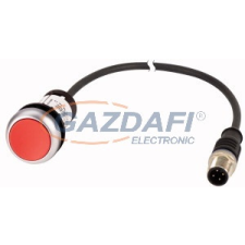 EATON 185675 Nyomógomb lapos,1Ny,piros,0.2m,M12A villanyszerelés