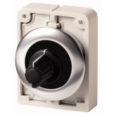 EATON 188125 M30I-FR1M-BLANK Pot.méter,fém,30mm,lapos,1M villanyszerelés