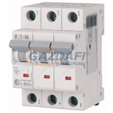 EATON 194785 Home kismegszakító 4,5kA, 3P, 40A, B jelleggörbe villanyszerelés