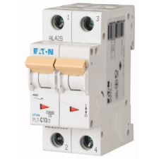 EATON 263380 PL7-D13/2 Kismegszakító. 2P, 13A, D karakterisztika, 10kA villanyszerelés