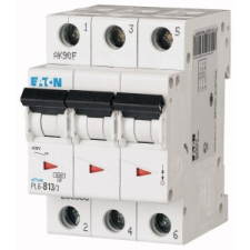 EATON 286600 PL6-C13/3 Kismegszakító, 6kA 3 pólus villanyszerelés