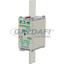 EATON 80NHM1B NH-betét 80A, DIN 1 méret, 500V AC, aM villanyszerelés