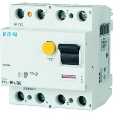 EATON ÁRAMVÉDŐ 4P. 25A 30mA 6KA A-tip. villanyszerelés