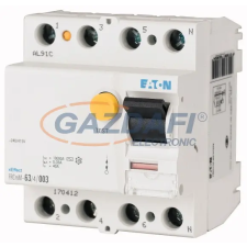 EATON EATON 170451 FRCMM-100/4/03-S/A Áram-védőkapcsoló 10kA 4pól. villanyszerelés
