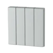 EATON EATON 172993 CWIZ-04/33 Rockers, neutral, gloss finish, 4-fold, Silver villanyszerelés