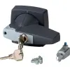 EATON EATON 1818040 K2SDG/C Forgatókar, D típus, hengerzárral, szürke, 6mm