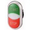 EATON EATON 216702 M22-DDL-GR-GB1/GB0 Kettős világító nyomógomb (zöld-piros, Start-Stop)