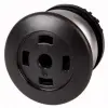 EATON EATON 216728 M22-DP-S-X Gombafejű nyomógomb, fekete