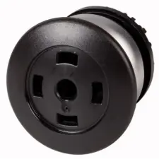 EATON EATON 216728 M22-DP-S-X Gombafejű nyomógomb, fekete villanyszerelés